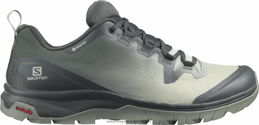 γυναικεία παπούτσια πεζοπορίας - vaya gore-tex Salomon urban chic/mineral γκρι/σκιά DXFPHB1146
