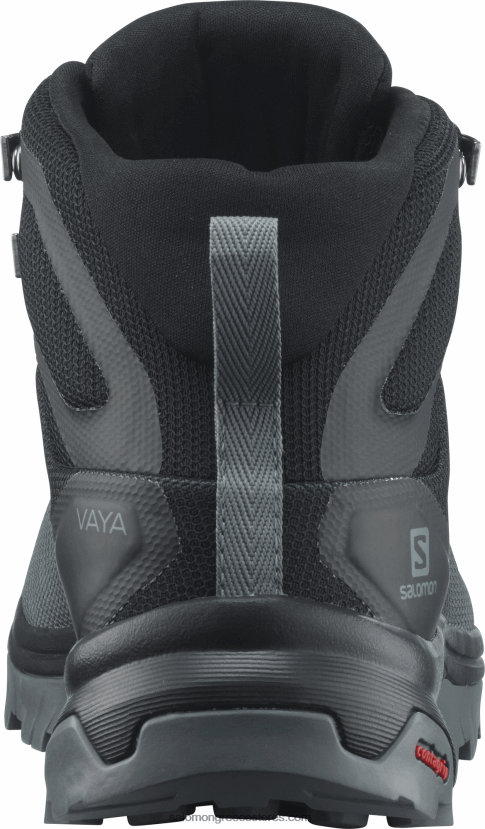 γυναικείες μπότες πεζοπορίας - vaya mid gore-tex Salomon θυελλώδης καιρός/μαύρος/στρατιώτης DXFPHB1283