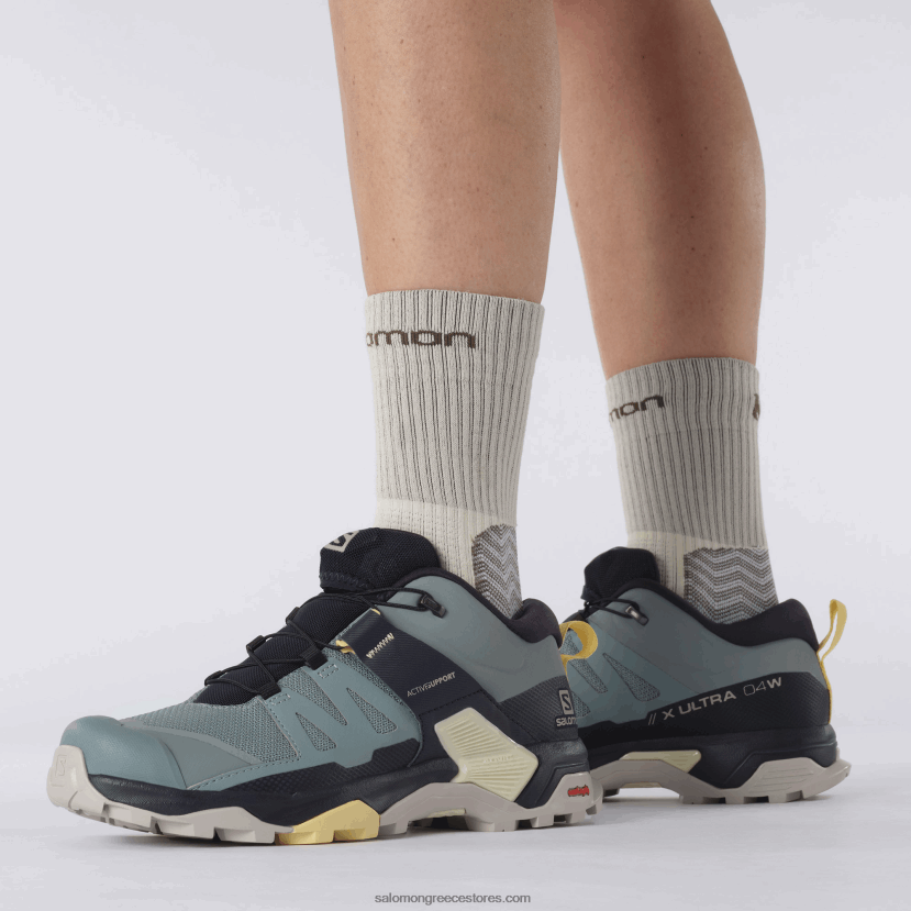 γυναικεία παπούτσια πεζοπορίας - x ultra 4 Salomon στρατιώτης/νυχτερινός ουρανός/φόρεμα ήλιου DXFPHB1118