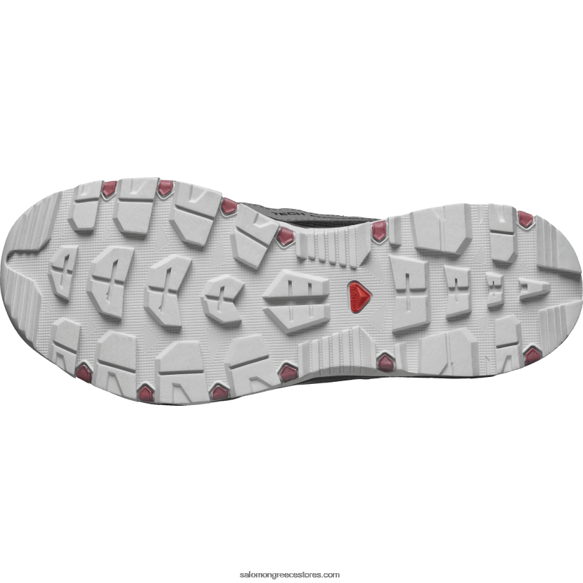 γυναικεία παπούτσια νερού - techamphibian 5 Salomon κασσίτερος/μαύρο/άγριο τζίντζερ DXFPHB788