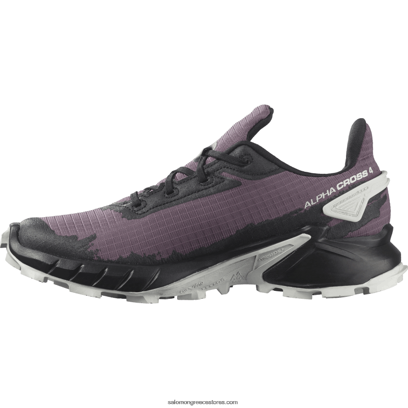 γυναικεία παπούτσια τρεξίματος - alphacross 4 Salomon σεληνιακό τοπίο/μαύρο/σεληνιακό βράχο DXFPHB1541