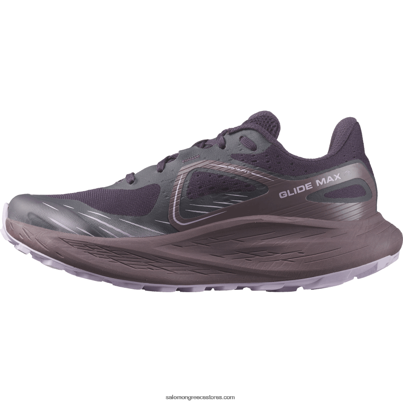 γυναικεία παπούτσια τρεξίματος - glide max tr Salomon νυχτολούλουδο/φεγγαρότοπο/άνθιση ορχιδέας DXFPHB1500