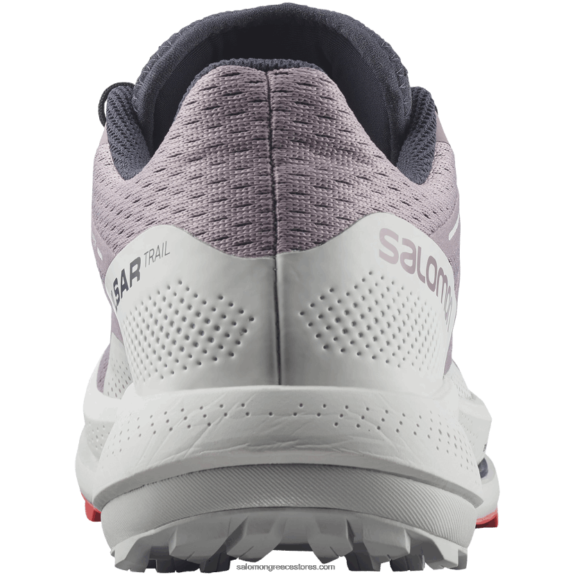 γυναικεία παπούτσια τρεξίματος - pulsar trail Salomon ορτύκια/σεληνιακό βράχο/κόκκινο παπαρούνας DXFPHB1512