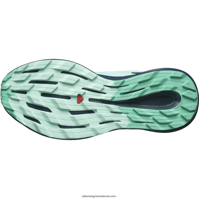 γυναικεία παπούτσια τρεξίματος - pulsar trail Salomon μπλε ακτινοβολία/άνθρακας/γιούκα DXFPHB1513