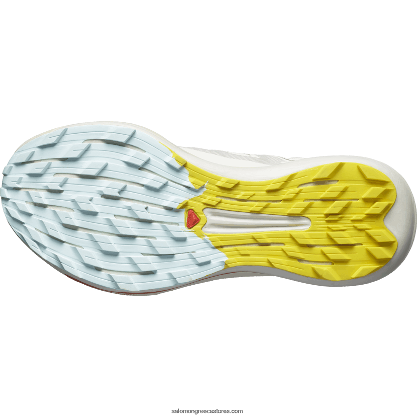 γυναικεία παπούτσια τρεξίματος - pulsar trail pro 2 Salomon βροχερή μέρα/καυτερή σάλτσα/φρέζια DXFPHB1494