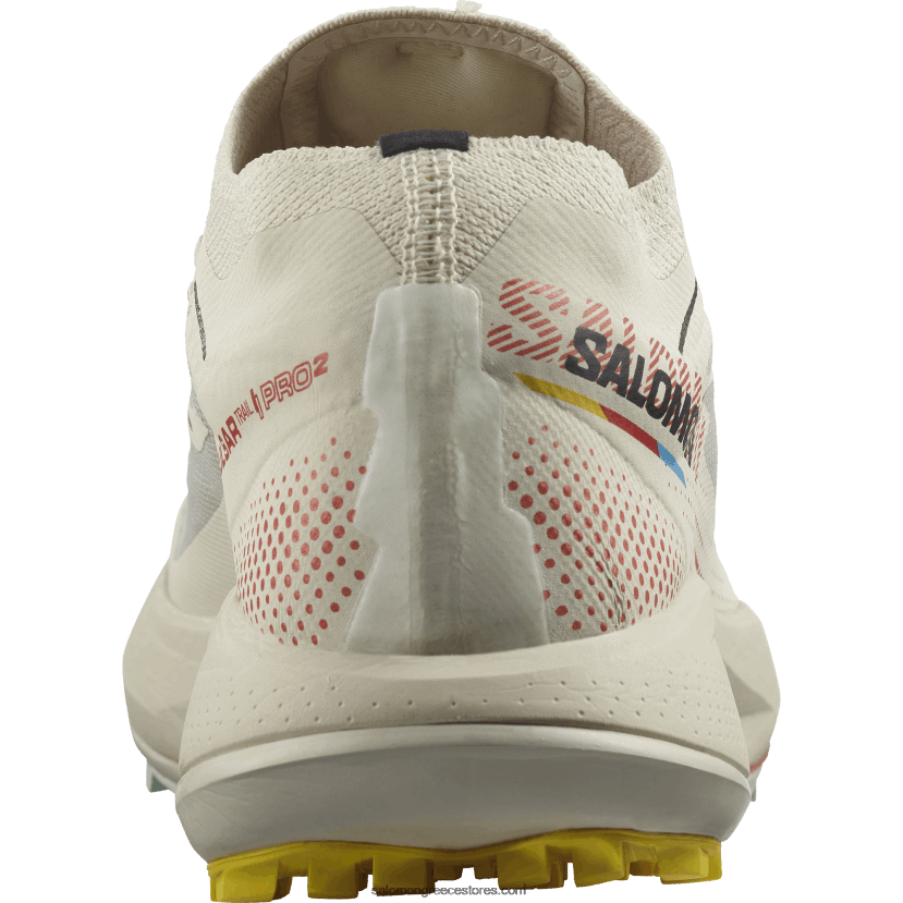 γυναικεία παπούτσια τρεξίματος - pulsar trail pro 2 Salomon βροχερή μέρα/καυτερή σάλτσα/φρέζια DXFPHB1494