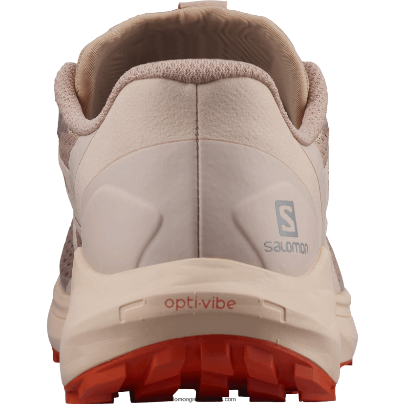 γυναικεία παπούτσια τρεξίματος - sense ride 4 Salomon σιρόκο/ροδακινί έντονο/κόκκινο πορτοκαλί DXFPHB1536