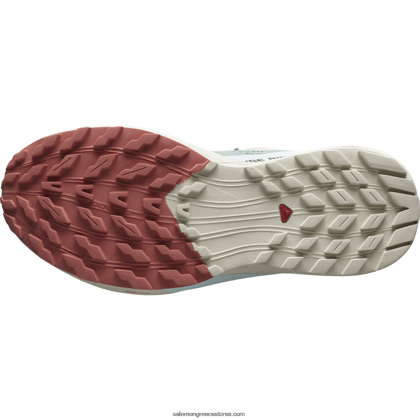 γυναικεία παπούτσια τρεξίματος - sense ride 5 Salomon κρίνο pad/βροχερή μέρα/λευκασμένο aqua DXFPHB1496