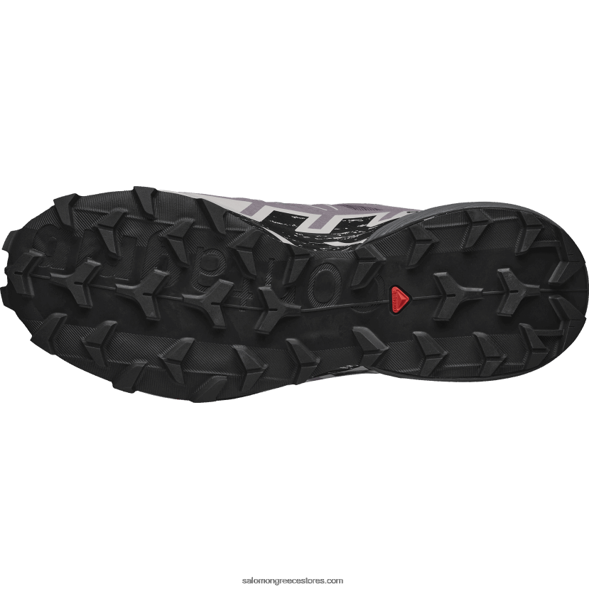 γυναικεία παπούτσια τρεξίματος - speedcross 6 πλάτους Salomon σεληνιακό τοπίο/μαύρο/στάχτες από τριαντάφυλλα DXFPHB1522