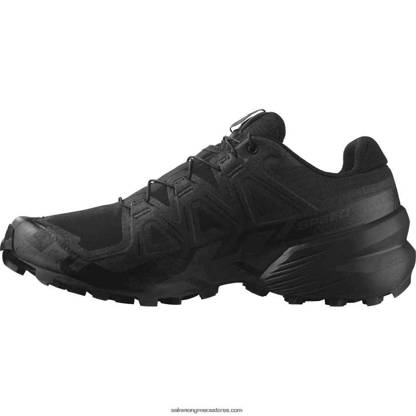 γυναικεία παπούτσια τρεξίματος - speedcross 6 force Salomon μαύρο/φανταστικό DXFPHB804