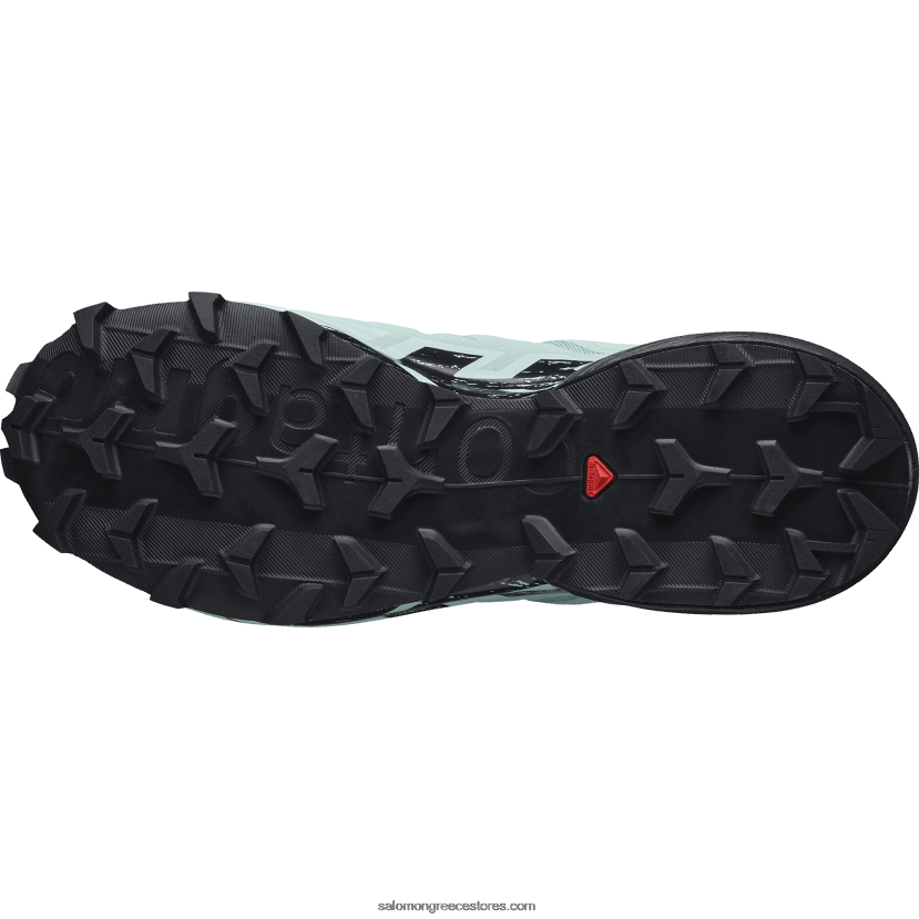 γυναικεία παπούτσια τρεξίματος - speedcross 6 gore-tex Salomon υδροφόρος ορίζοντας/μαύρος/γιούκα DXFPHB1517