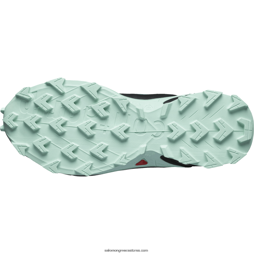 γυναικεία παπούτσια τρεξίματος - supercross 4 Salomon λιμάνι μπλε/μαύρο/γιούκα DXFPHB1544