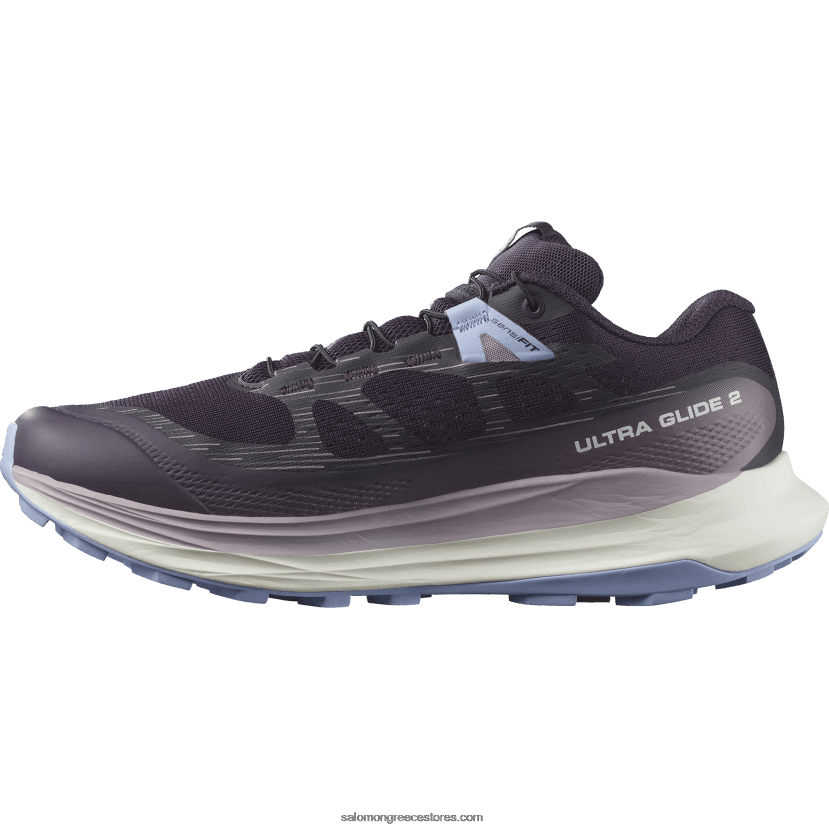 γυναικεία παπούτσια τρεξίματος - ultra glide 2 Salomon νυχτολούλουδο/πάγος βανίλιας/γαλήνη DXFPHB1490