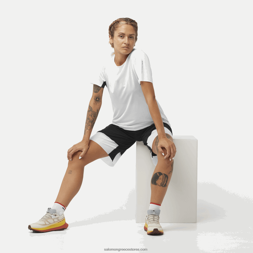 γυναικεία παπούτσια τρεξίματος - ultra glide 2 Salomon βροχερή μέρα/φρέζια/καυτερή σάλτσα DXFPHB1491