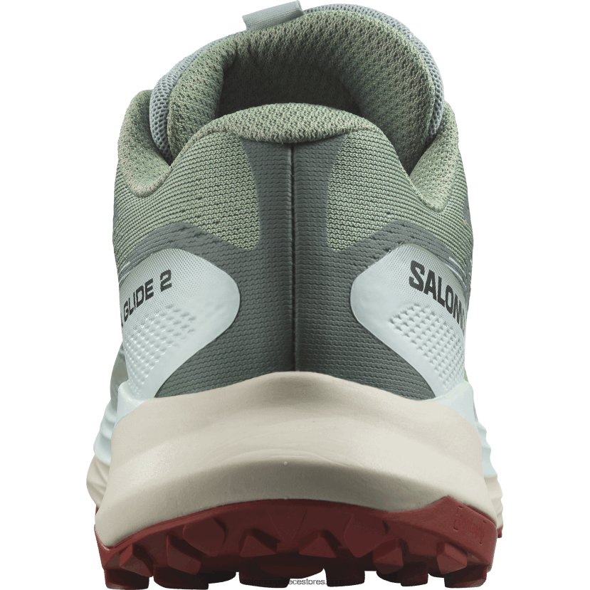 γυναικεία παπούτσια τρεξίματος - ultra glide 2 Salomon κρίνο pad/λευκασμένο aqua/καυτερή σάλτσα DXFPHB1489