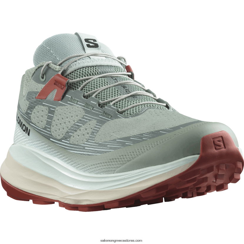 γυναικεία παπούτσια τρεξίματος - ultra glide 2 Salomon κρίνο pad/λευκασμένο aqua/καυτερή σάλτσα DXFPHB1489