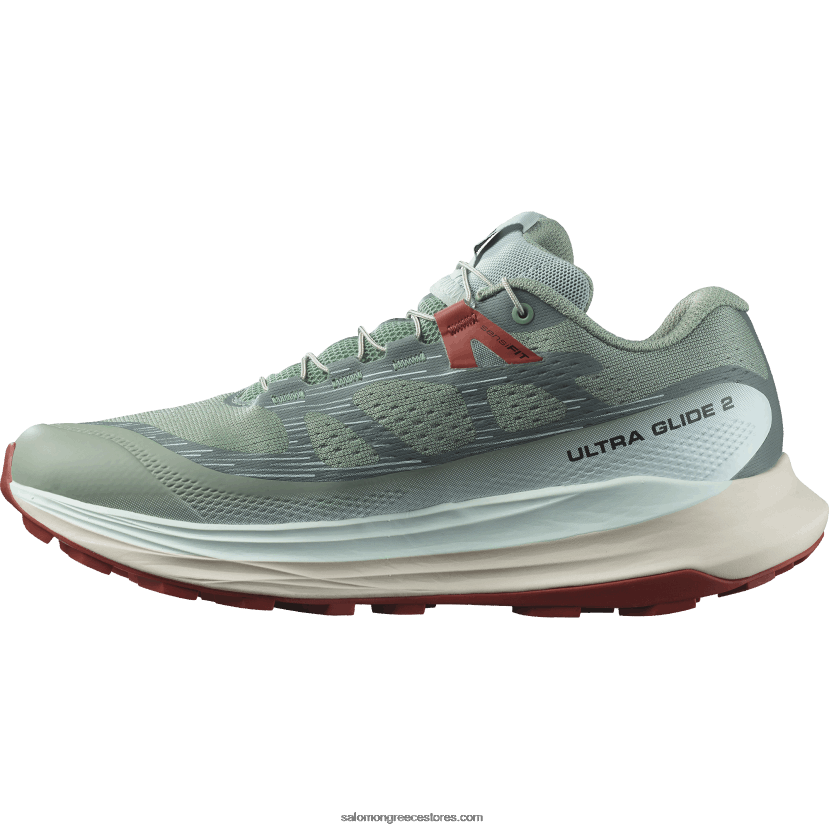 γυναικεία παπούτσια τρεξίματος - ultra glide 2 Salomon κρίνο pad/λευκασμένο aqua/καυτερή σάλτσα DXFPHB1489