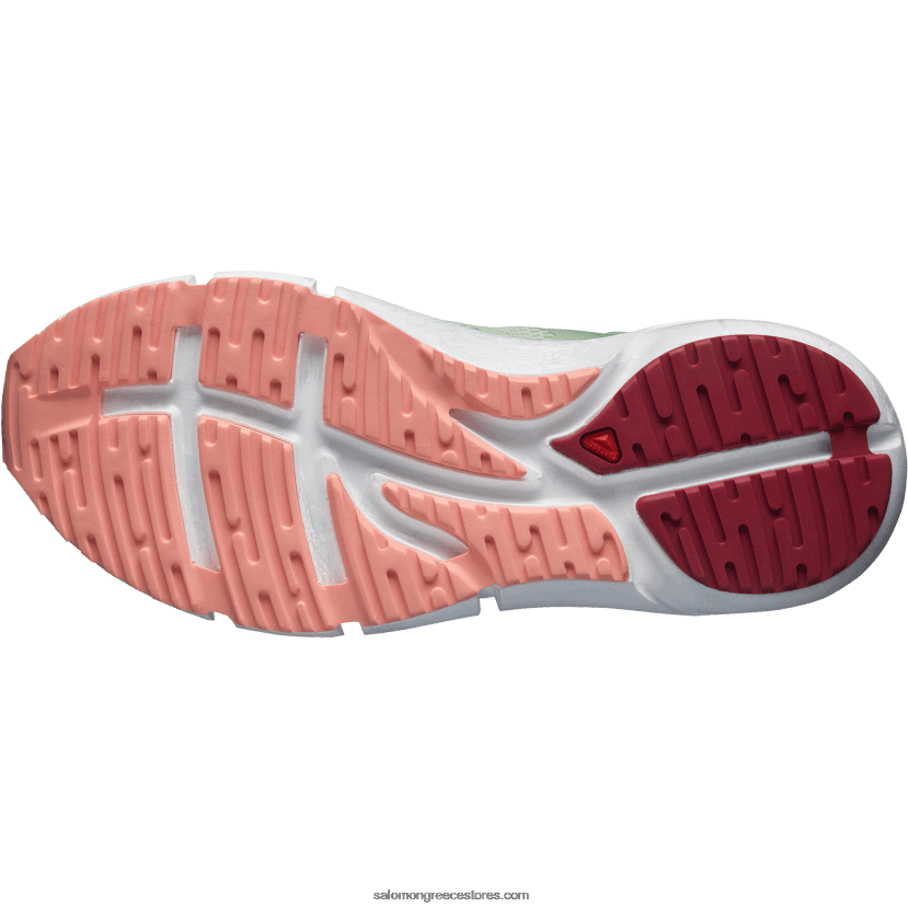 γυναικεία παπούτσια για τρέξιμο - προβλέψτε 2 Salomon σπρέι/πράσινη γρανίτη/ανθισμένη ντάλια DXFPHB755