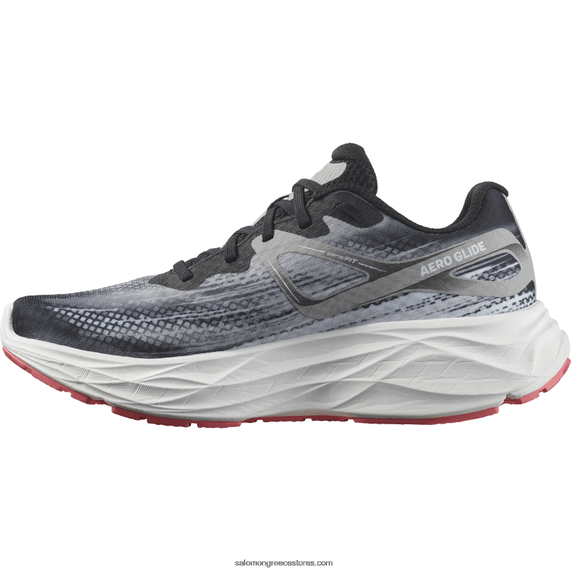 γυναικεία παπούτσια τρεξίματος - aero glide Salomon τριαντάφυλλο μαύρο/κράμα/τσάι DXFPHB1148