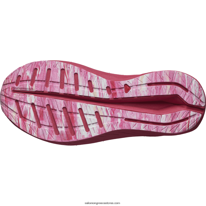 γυναικεία παπούτσια για τρέξιμο - aero volt Salomon τρυφερό ροδακινί/εικονικό ροζ/λευκό DXFPHB753