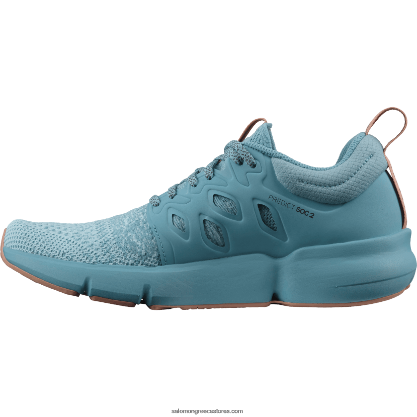 γυναικεία παπούτσια τρεξίματος - πρόβλεψη soc 2 Salomon κρυστάλλινο/μπλε δελφίνιου/σιρόκο DXFPHB757