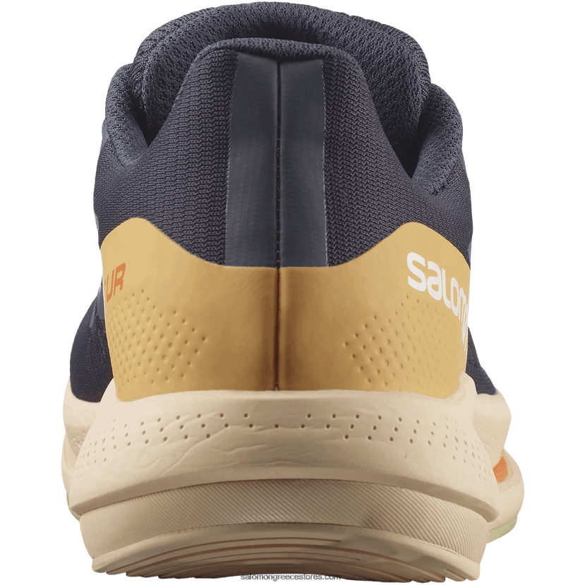 γυναικεία παπούτσια για τρέξιμο - spectur Salomon έβενος/κρέμα αμυγδάλου/πράσινο πράσο DXFPHB749