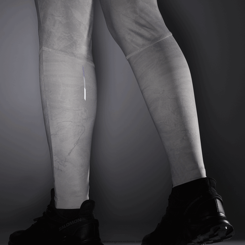 γυναικείο καλσόν - cross run 28 Salomon στρειδάκι/κράμα/αο DXFPHB1161