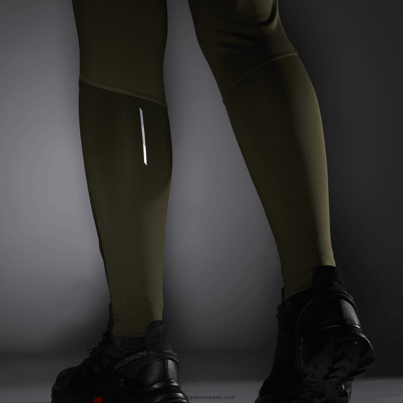 γυναικείο καλσόν - cross run 28 Salomon βραδιά με φύλλα σταφυλιού/δάσος DXFPHB1162