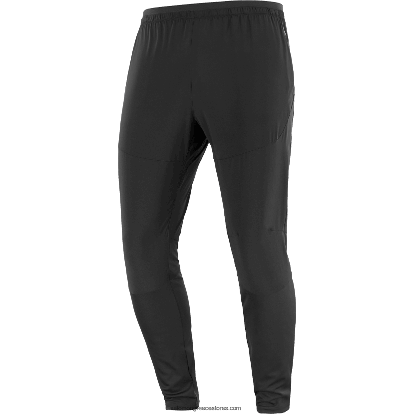 γυναικείο παντελόνι - cross run Salomon βαθύ μαύρο DXFPHB948