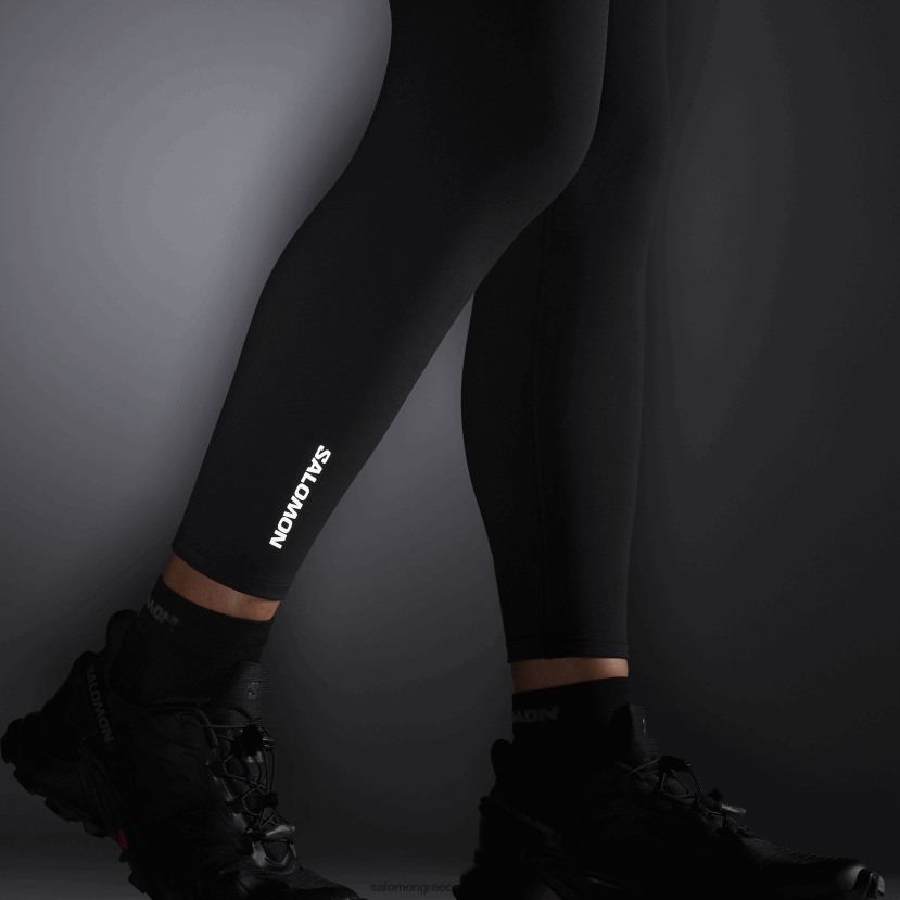 γυναικείο καλσόν - σταυρός multi 23 Salomon βαθύ μαύρο DXFPHB1166