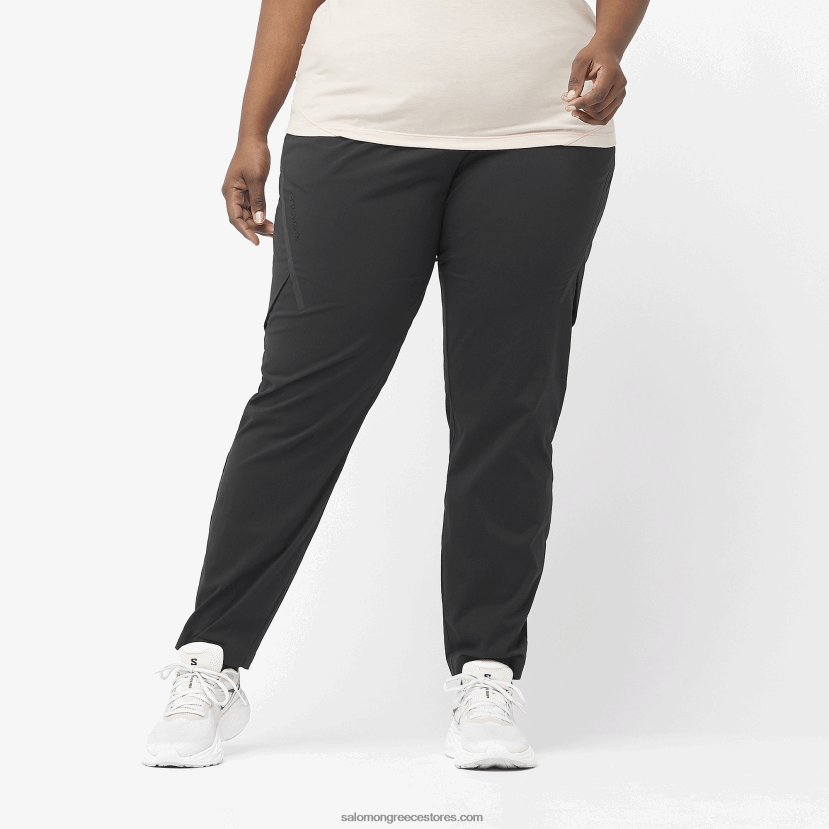 γυναικεία παντελόνια - runlife Salomon βαθύ μαύρο DXFPHB944
