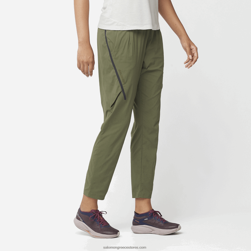 γυναικεία παντελόνια - runlife Salomon φύλλο σταφυλιού DXFPHB945