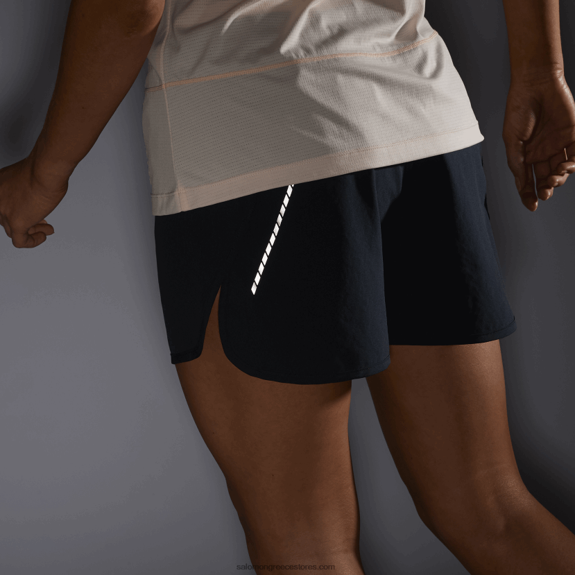 γυναικείο σορτς - σταυρός 3 Salomon βαθύ μαύρο DXFPHB1190