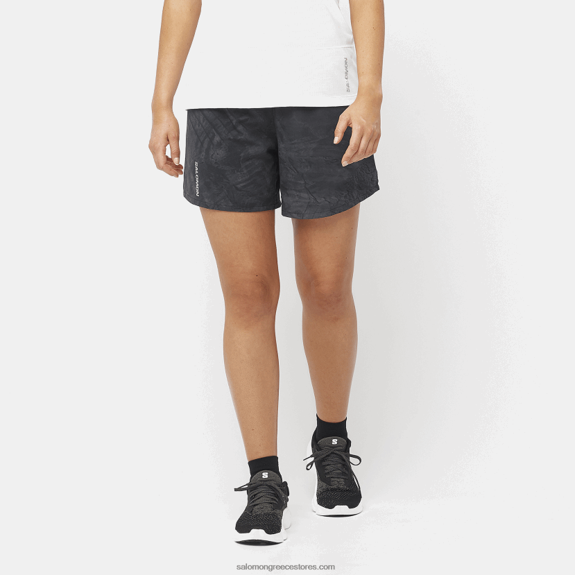 γυναικείο σορτς - σταυρός 5 Salomon περισκόπιο/ao/βαθύ μαύρο DXFPHB1180