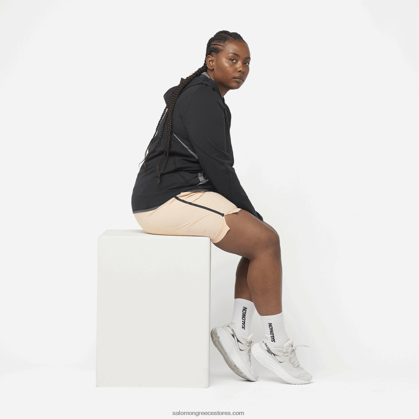 γυναικεία σορτς - runlife Salomon κρεμ μαύρισμα DXFPHB1171