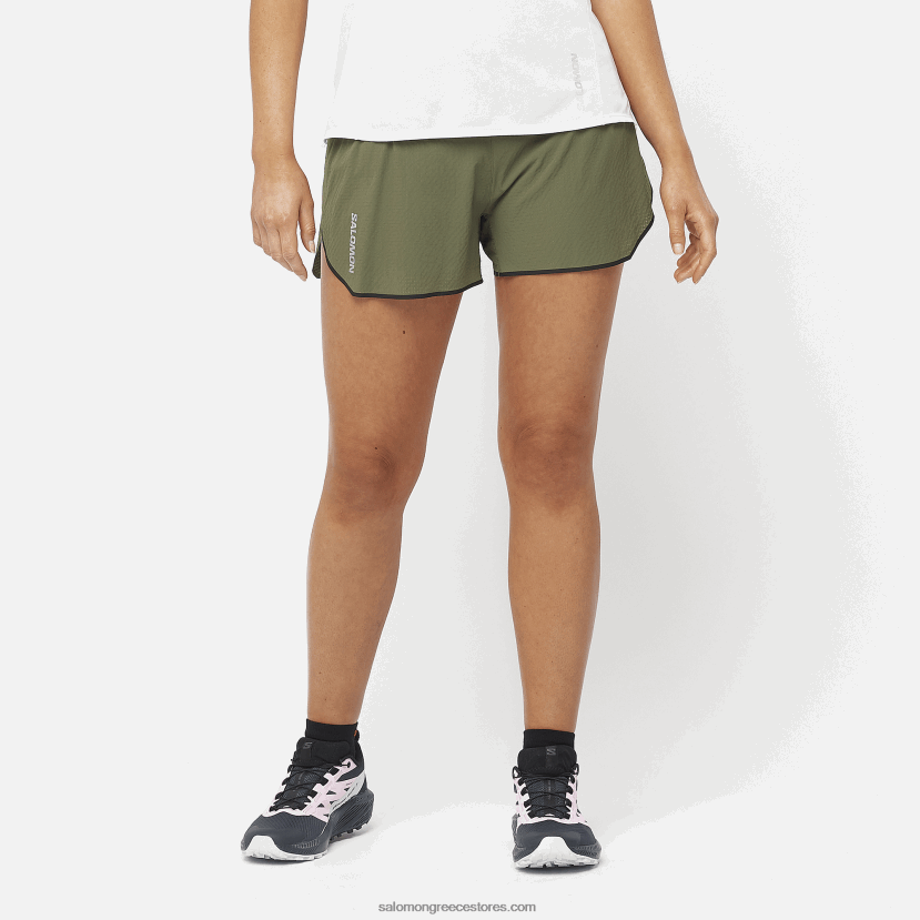 γυναικείο σορτς - sense aero 3 Salomon φύλλο σταφυλιού DXFPHB1175