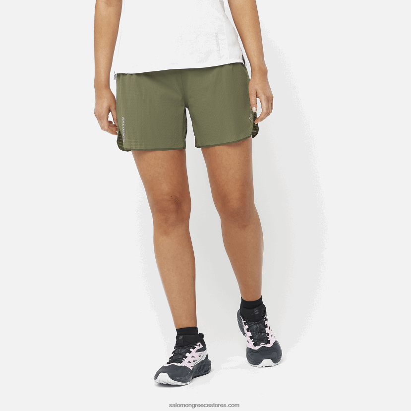 γυναικείο σορτς - sense aero 5 Salomon φύλλο σταφυλιού DXFPHB960