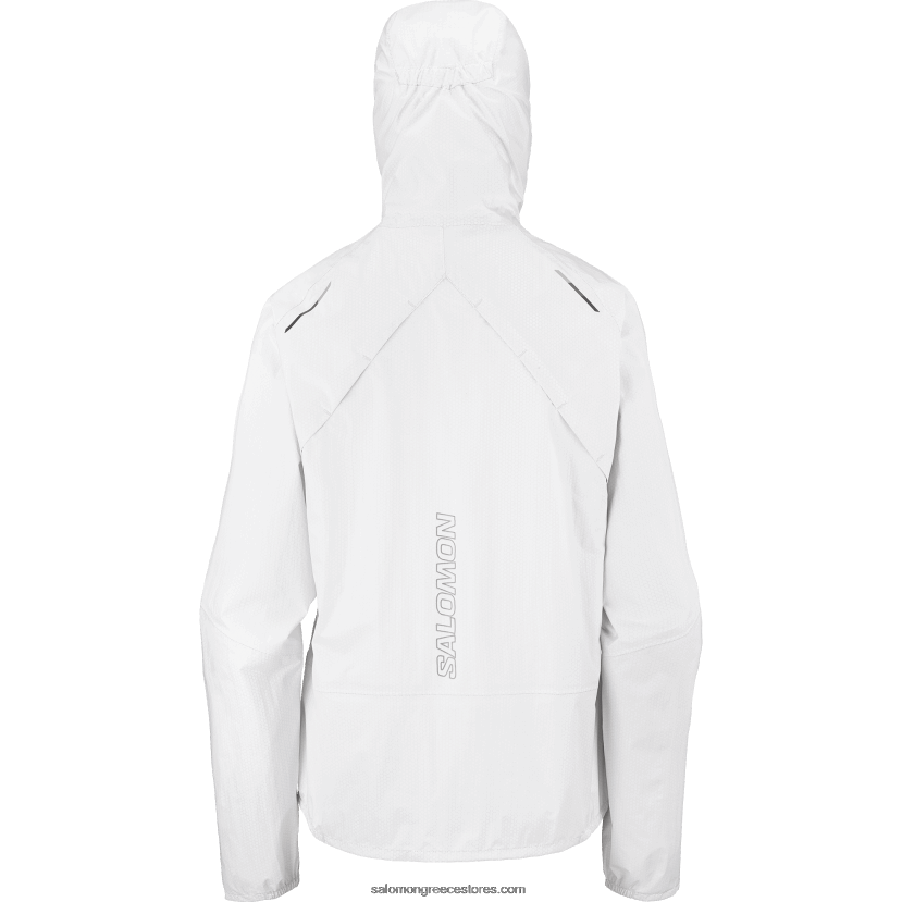γυναικείο μπουφάν με κέλυφος - μπονάτι αδιάβροχο Salomon άσπρο DXFPHB837