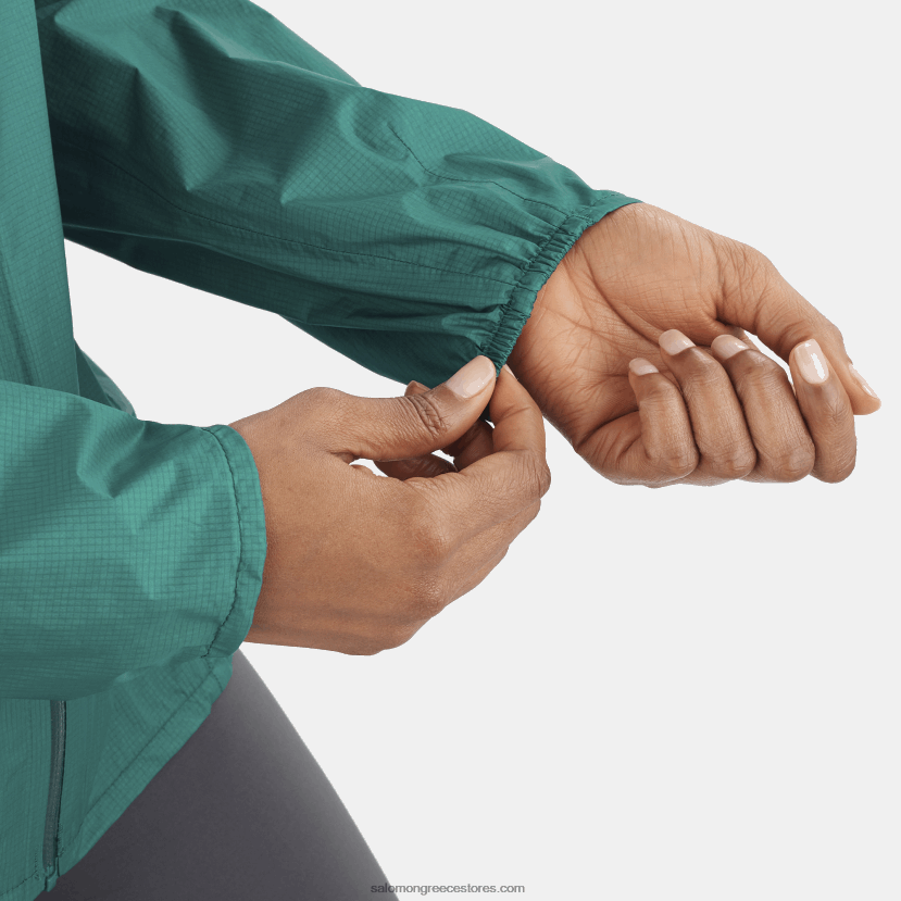 γυναικείο μπουφάν με κέλυφος - μπονάτι αδιάβροχο Salomon ειρηνικός DXFPHB841