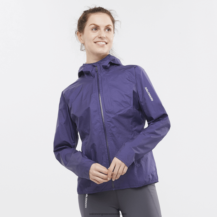 γυναικείο μπουφάν με κέλυφος - μπονάτι αδιάβροχο Salomon αστρική αύρα DXFPHB844