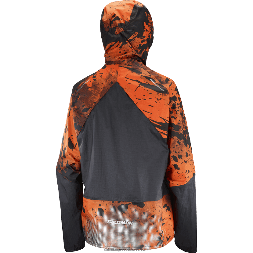 γυναικείο μπουφάν με κέλυφος - μπονάτι αδιάβροχο Salomon ερυθρό ibis/ao/κάψουλα DXFPHB843