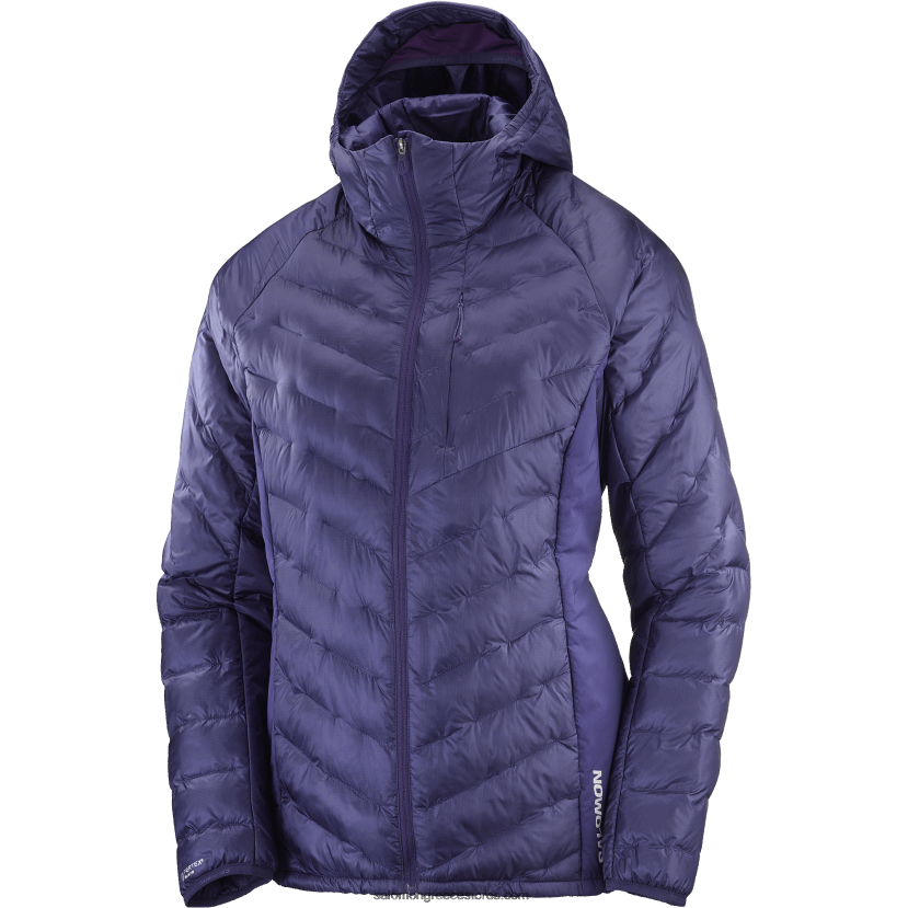 γυναικείο μονωμένο μπουφάν hoodie - περίγραμμα primaloft Salomon αστρική αύρα DXFPHB834