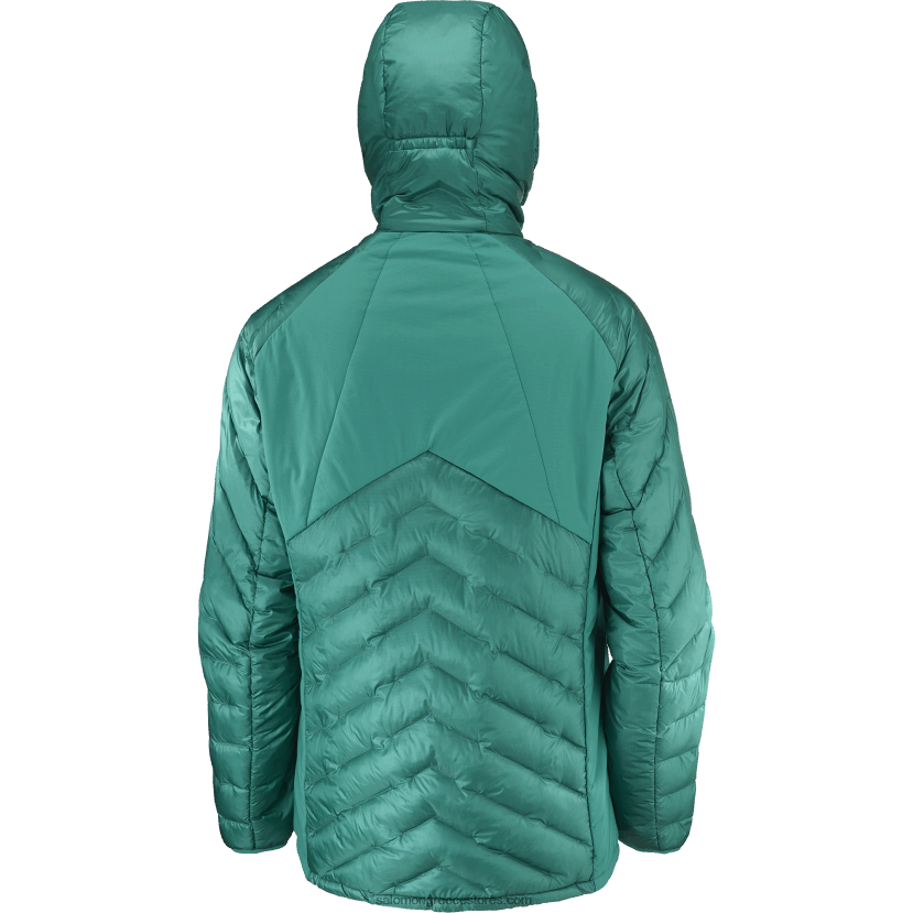 γυναικείο μονωμένο μπουφάν hoodie - περίγραμμα primaloft Salomon ειρηνικός DXFPHB836