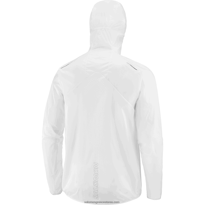 γυναικείο wind jacket - bonatti aero wind Salomon λευκό/βαθύ μαύρο DXFPHB849