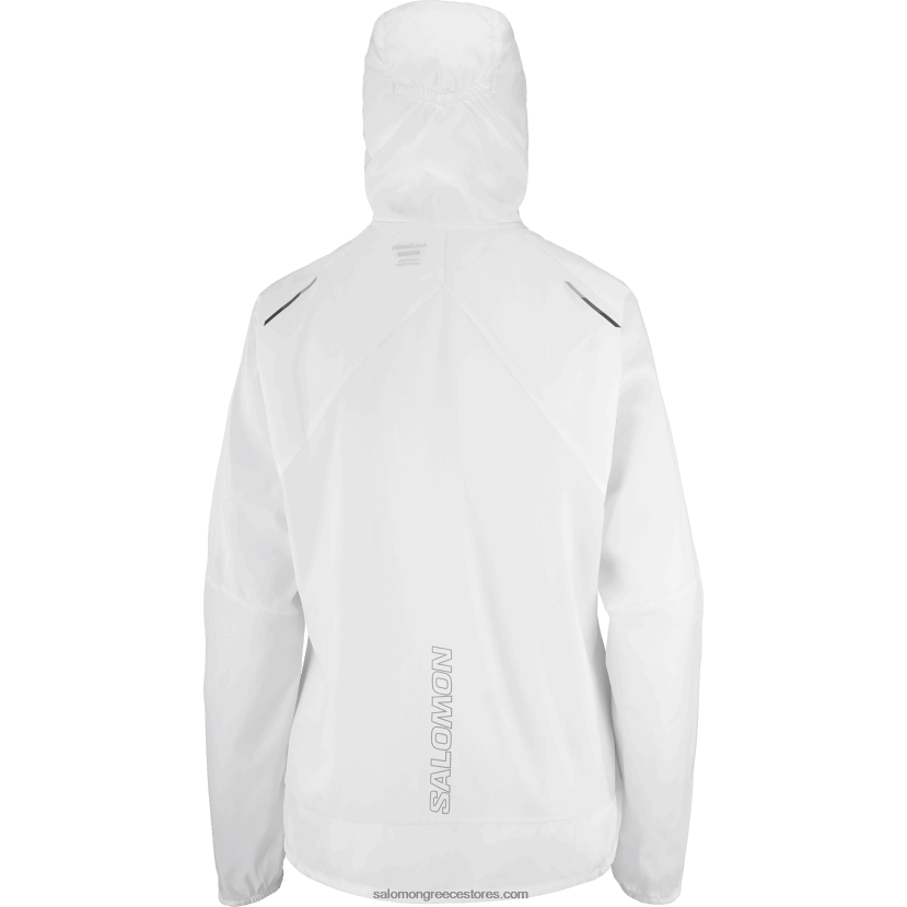 γυναικείο wind jacket - bonatti cross wind Salomon άσπρο DXFPHB853