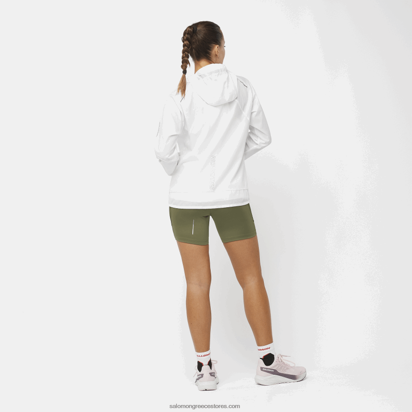 γυναικείο wind jacket - bonatti cross wind Salomon άσπρο DXFPHB853
