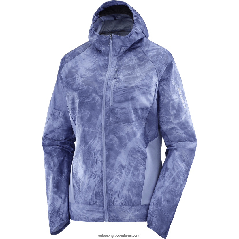 γυναικείο wind jacket - bonatti cross wind Salomon αγγλικό αρχοντικό/ao/γκρι μπλε DXFPHB852