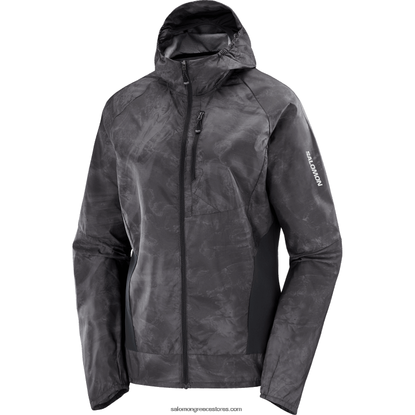 γυναικείο wind jacket - bonatti cross wind Salomon περισκόπιο/ao/βαθύ μαύρο DXFPHB854