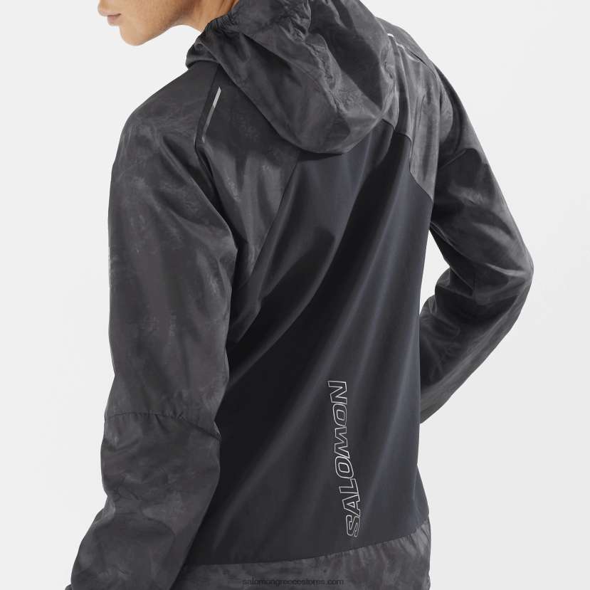 γυναικείο wind jacket - bonatti cross wind Salomon περισκόπιο/ao/βαθύ μαύρο DXFPHB854