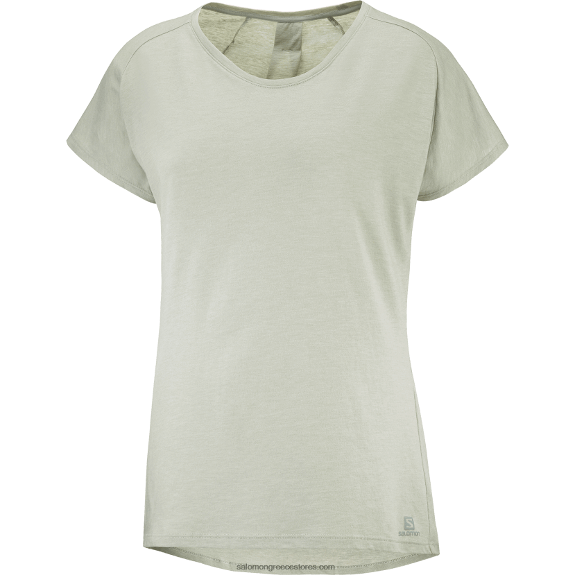 γυναικείο κοντομάνικο μπλουζάκι - σε βασικό σχήμα Salomon κατεργασμένος σίδηρος DXFPHB894